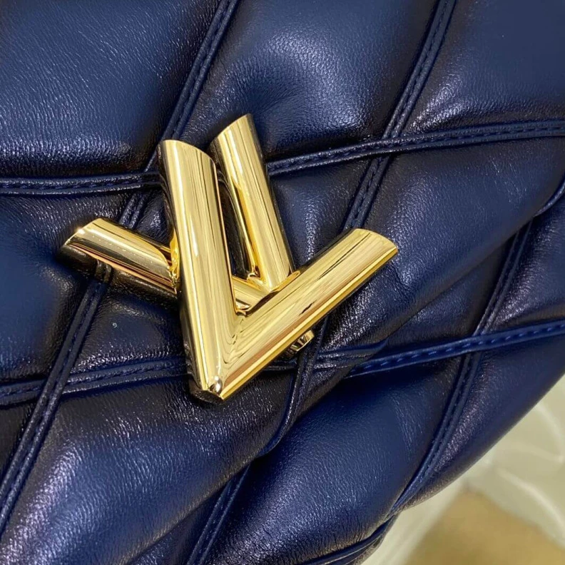 Lv belts replica 23 x 16 x Louis Vuitton GO-14 MM Bag Navy Blue