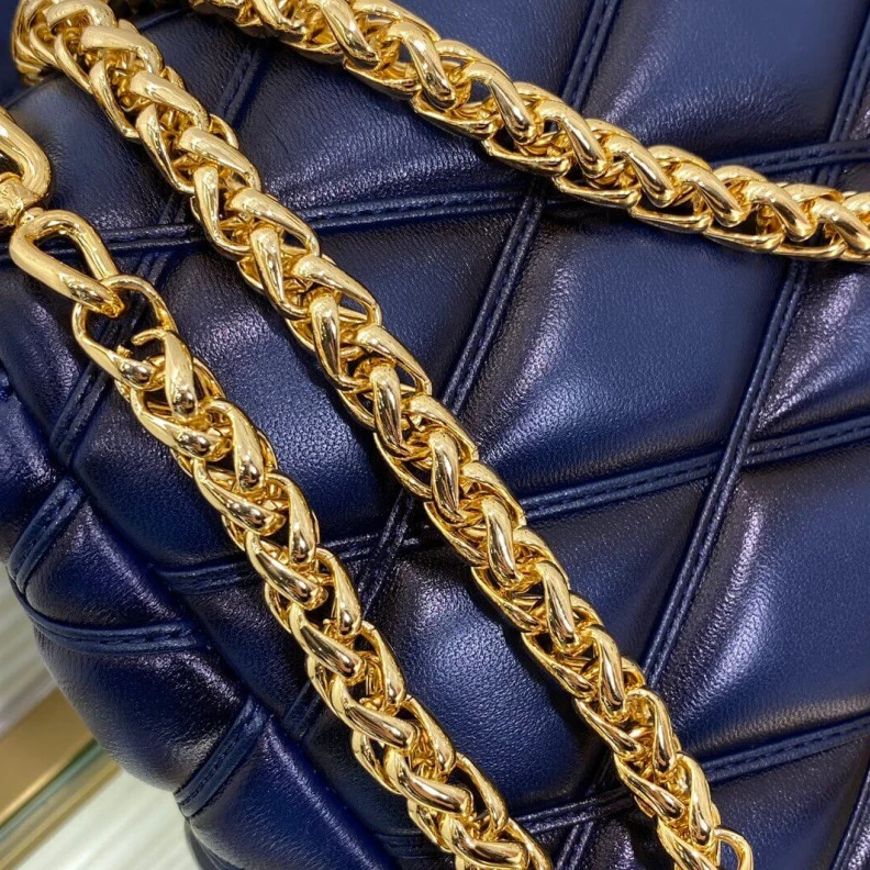 Lv belts replica 23 x 16 x Louis Vuitton GO-14 MM Bag Navy Blue