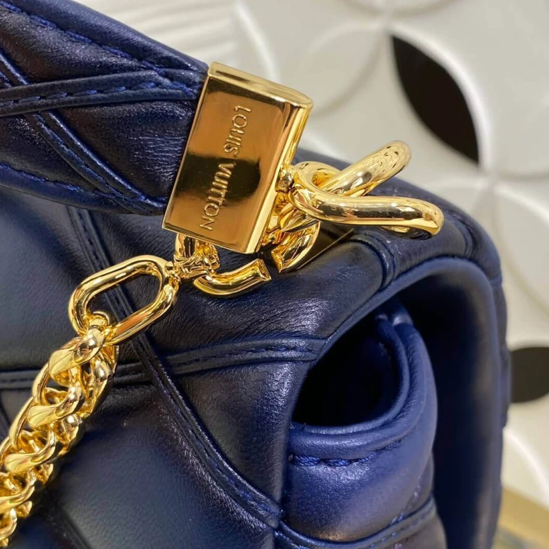 Lv belts replica 23 x 16 x Louis Vuitton GO-14 MM Bag Navy Blue