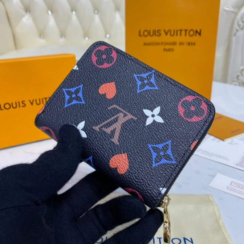 Replica bags lv Zip closu Louis Vuitton Game On Zippy Coin Purse