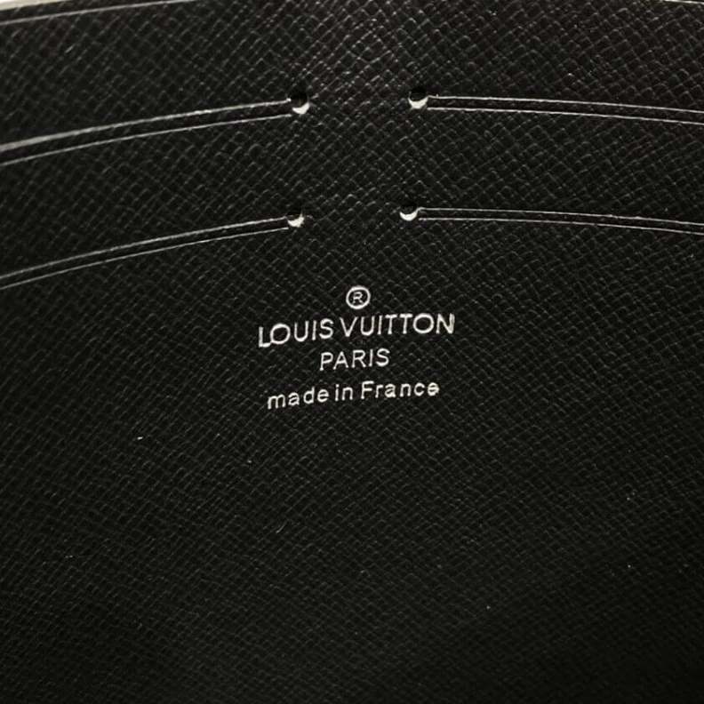 Top lv Zip closu Louis Vuitton Gray Damier Graphite 3D Canvas Pochette Voyage