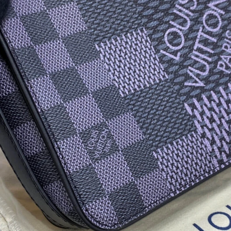 Replica bags lv Dring on Louis Vuitton Gray Damier Graphite Studio Messenger