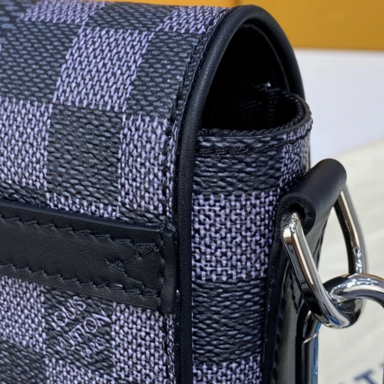 Replica bags lv Dring on Louis Vuitton Gray Damier Graphite Studio Messenger