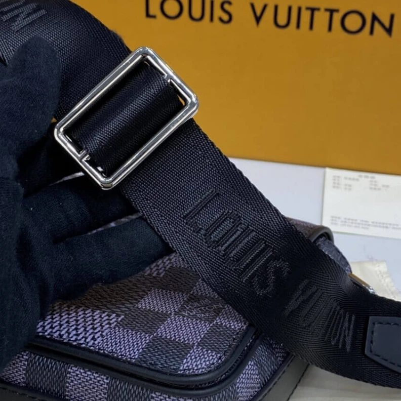 Replica bags lv Dring on Louis Vuitton Gray Damier Graphite Studio Messenger