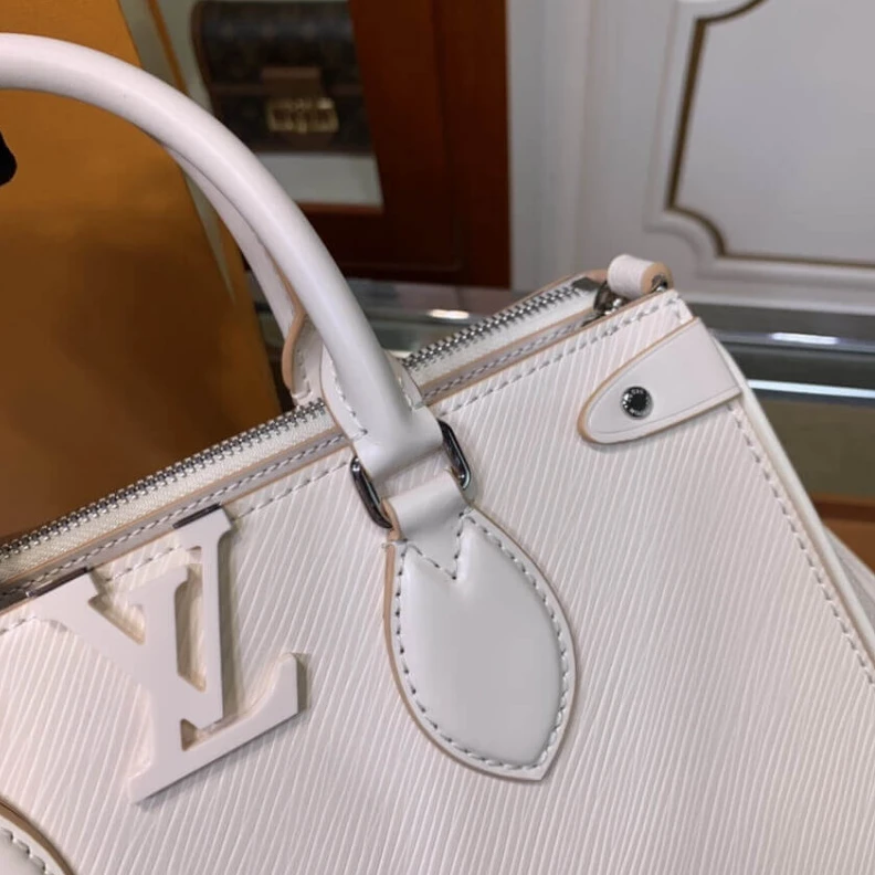 Lv belts replica Inside fl Louis Vuitton Grenelle Tote PM Beige