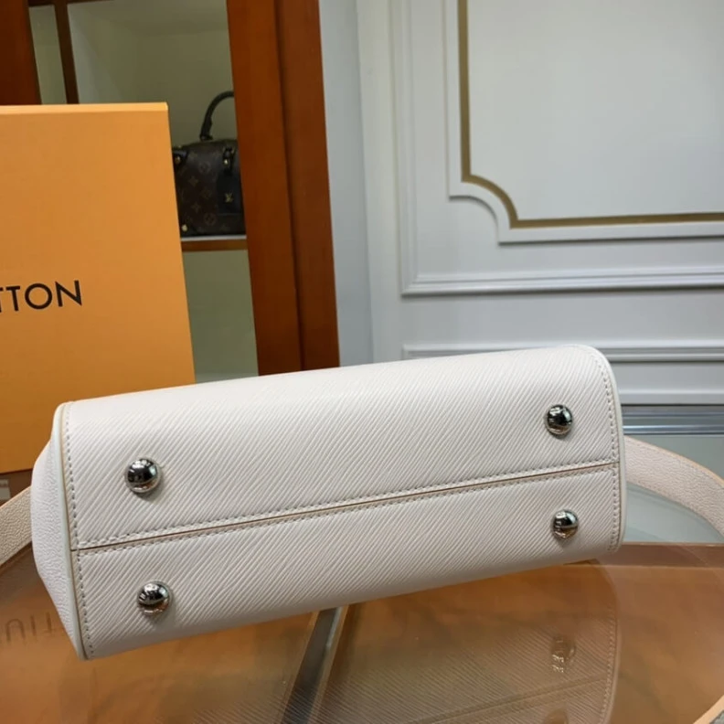 Lv belts replica Inside fl Louis Vuitton Grenelle Tote PM Beige