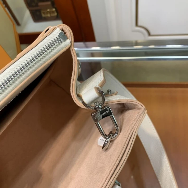 Lv belts replica Inside fl Louis Vuitton Grenelle Tote PM Beige