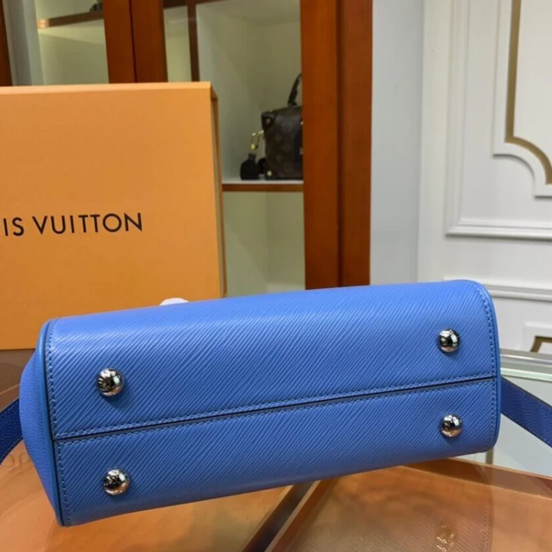 Replica bags Handle: D Louis Vuitton Grenelle Tote PM Blue