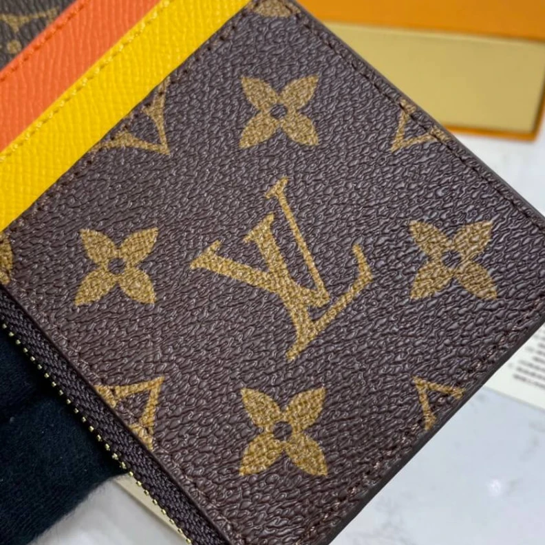 Replica bags lv Zipped co Louis Vuitton Happy Bear Coin & Card Holder Brown