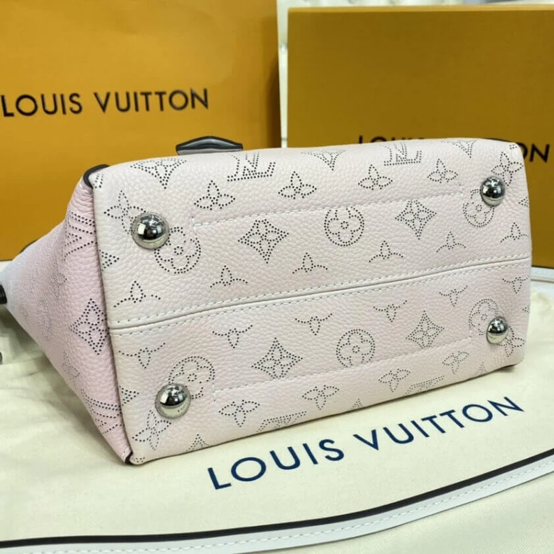 Replica bags Strap: Re Louis Vuitton Hina PM Gradient Pink Mahina Leather