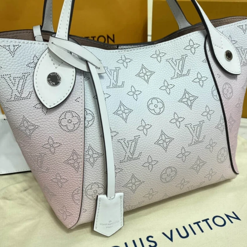Replica bags Strap: Re Louis Vuitton Hina PM Gradient Pink Mahina Leather