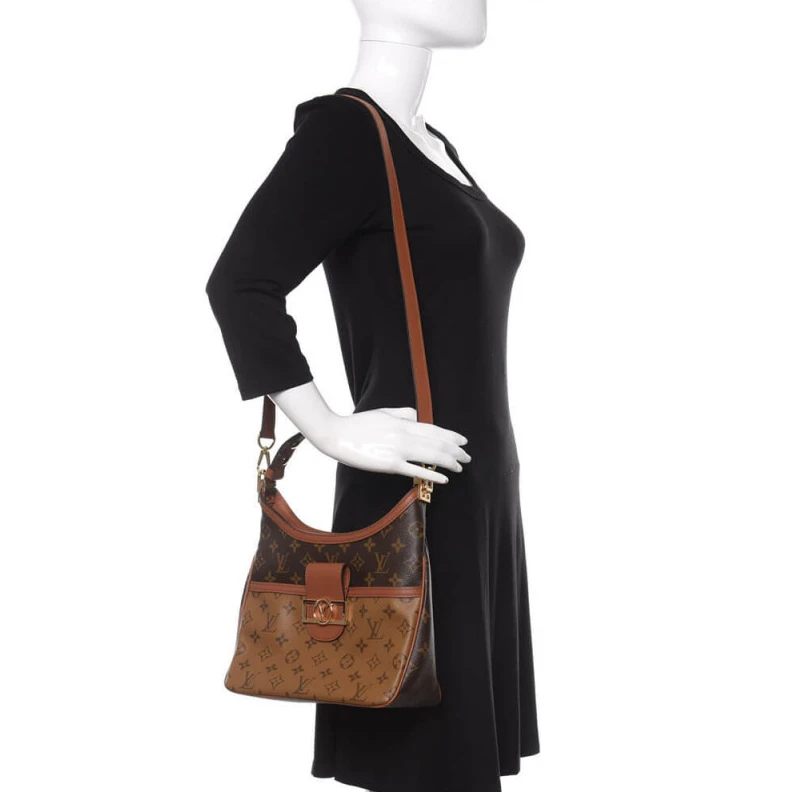 Replica bags Textile l LV Hobo Dauphine PM