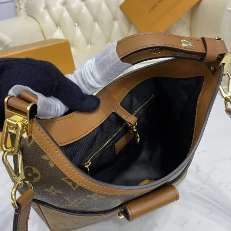 Replica bags Textile l LV Hobo Dauphine PM