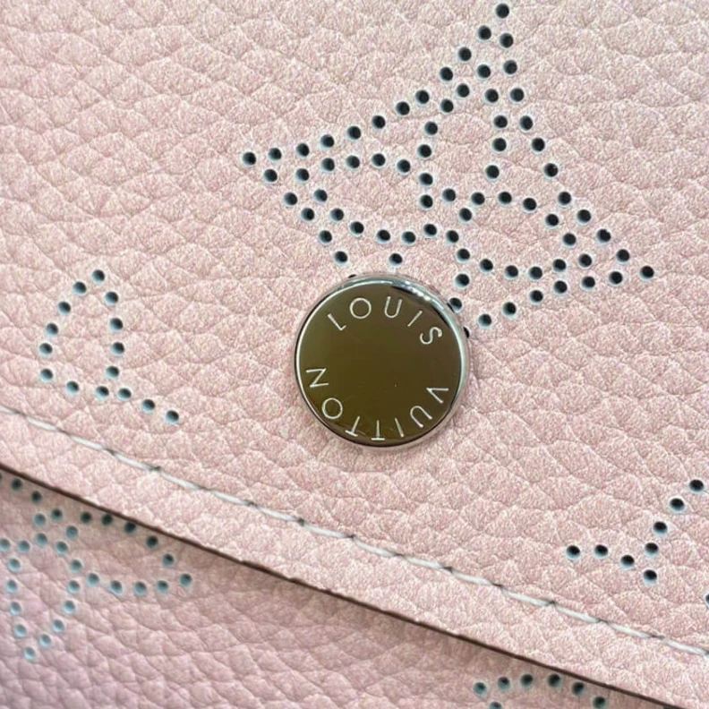 Replica bags lv 12 card s Louis Vuitton Iris Wallet in Pink Gradient Mahina Perforated Leather