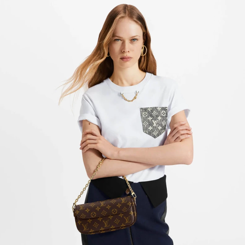 Lv belts replica Goldcolou Louis Vuitton Ivy Wallet On Chain Bag