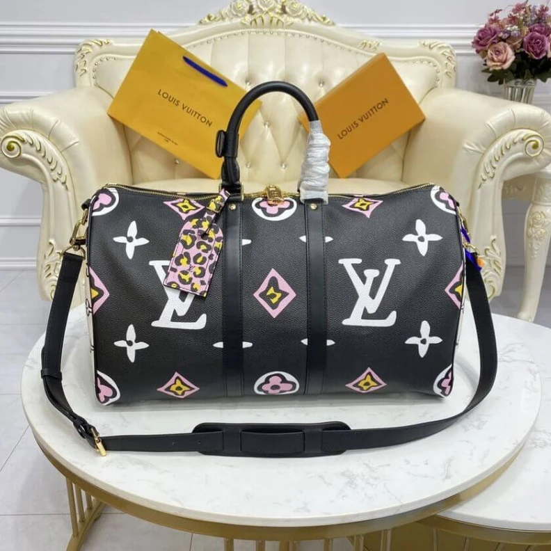Louis vuitton locations Cabin siz Louis Vuitton Keepall Bandouliere 45 Black
