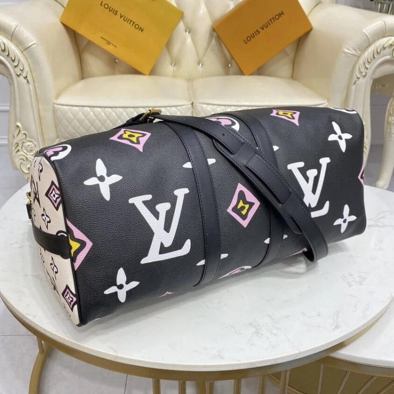 Louis vuitton locations Cabin siz Louis Vuitton Keepall Bandouliere 45 Black