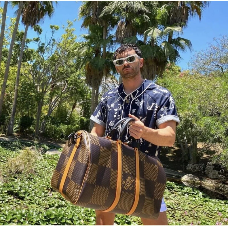 Top lv Strap Dro Louis Vuitton Keepall Bandouliere 50