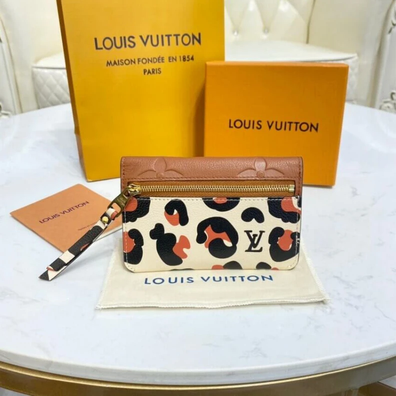 Lv belts replica Goldcolor Louis Vuitton Key Pouch Caramel