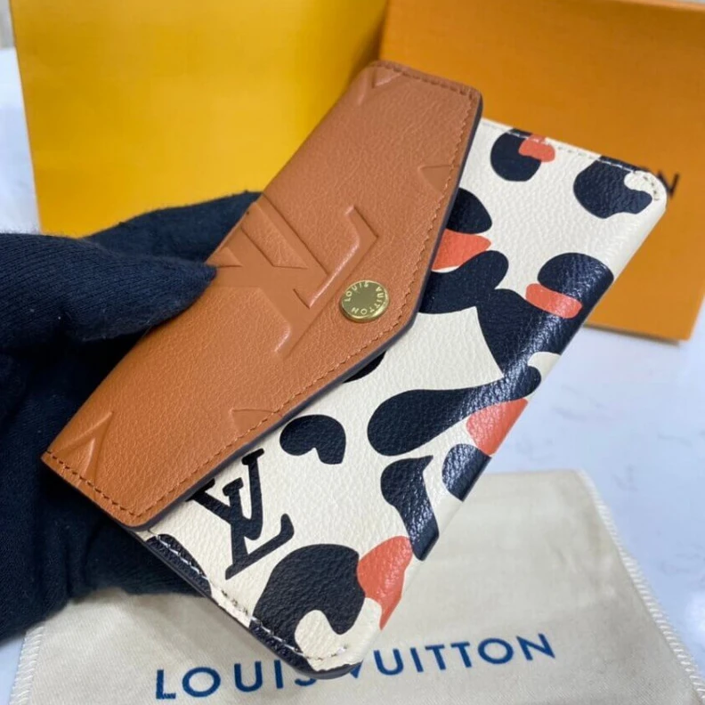 Lv belts replica Goldcolor Louis Vuitton Key Pouch Caramel