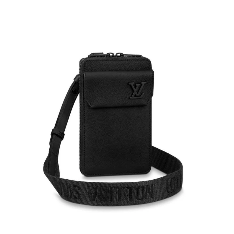 Gusseted Louis Vuitton LV Aerogram Phone Pouch
