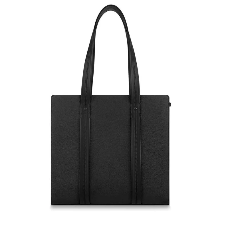 Black gra Louis Vuitton LV Aerogram Tote Bag
