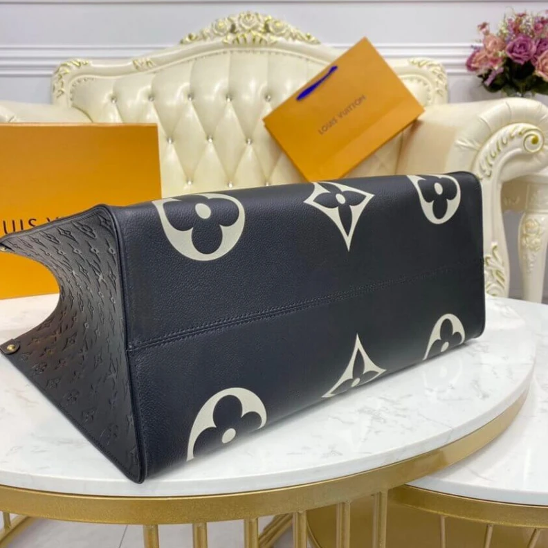Louis vuitton locations Grained c Louis Vuitton LV Crafty OnTheGo GM Black Cream
