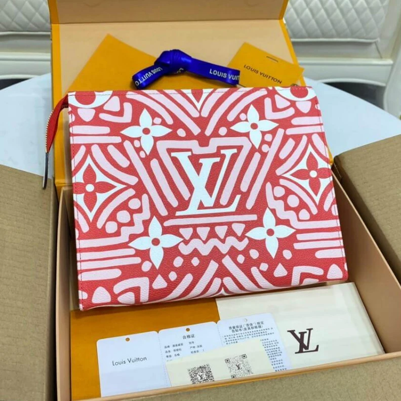 Mythick Monogram Louis Vuitton LV Crafty Toiletry Pouch 26 Red