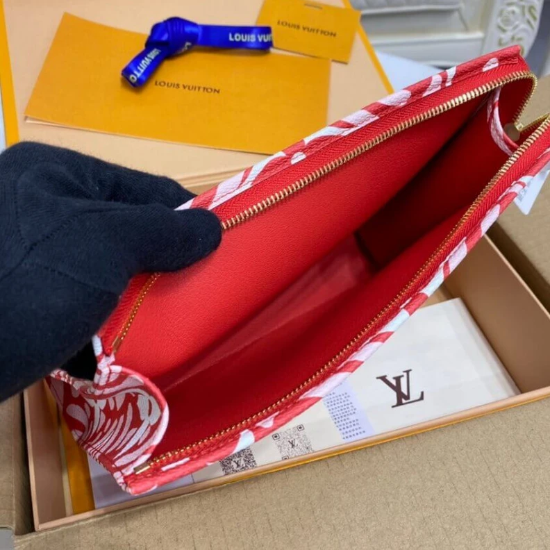 Mythick Monogram Louis Vuitton LV Crafty Toiletry Pouch 26 Red