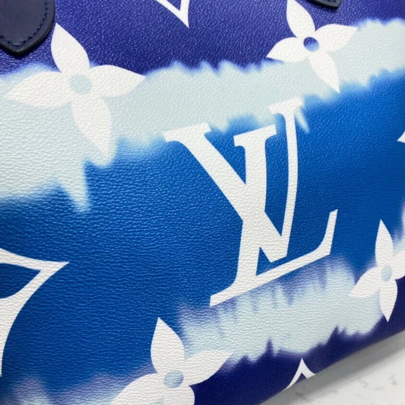 Replica bags Textile l Louis Vuitton LV Escale Neverfull MM Blue
