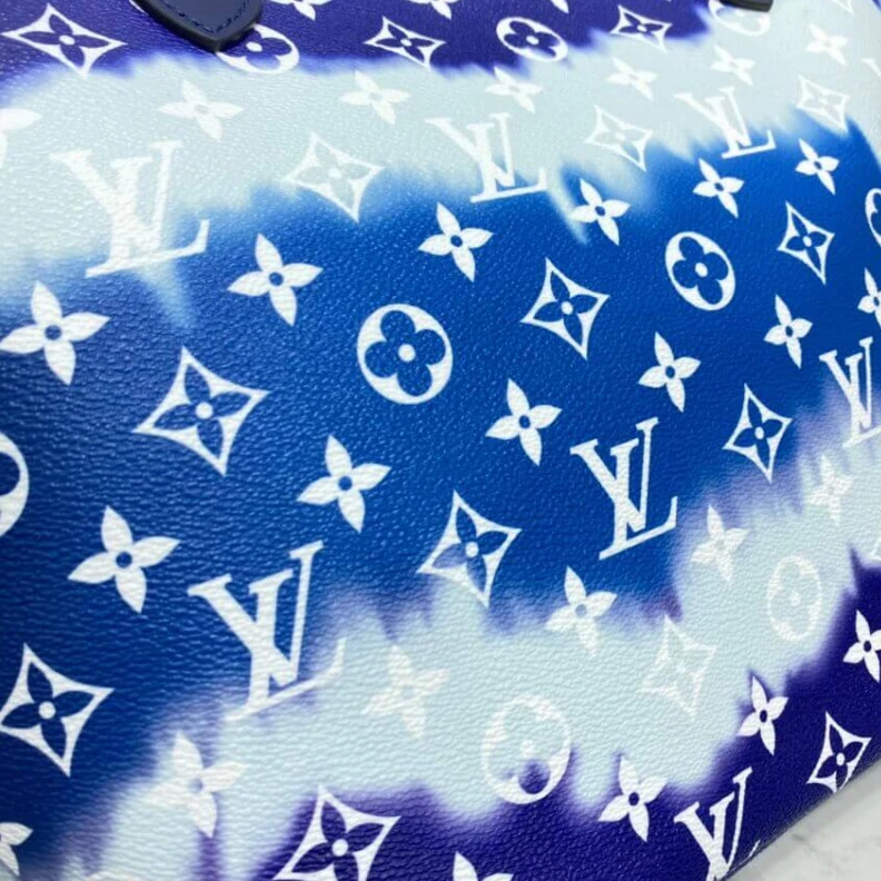 Replica bags Textile l Louis Vuitton LV Escale Neverfull MM Blue