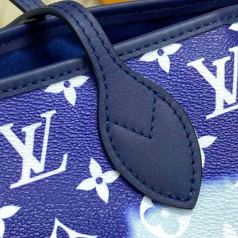 Replica bags Textile l Louis Vuitton LV Escale Neverfull MM Blue