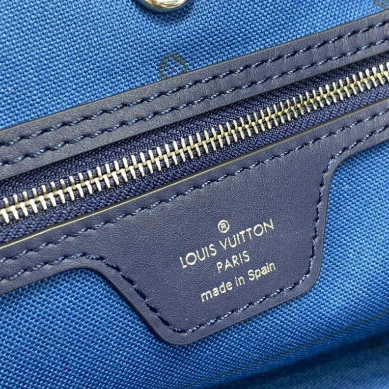 Replica bags Textile l Louis Vuitton LV Escale Neverfull MM Blue