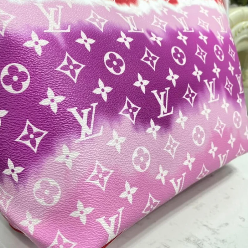 Lv belts replica Large zip Louis Vuitton LV Escale Neverfull MM Red
