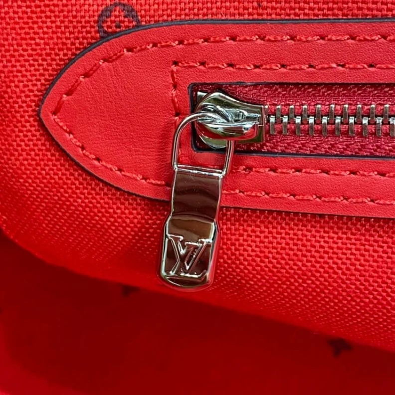 Lv belts replica Large zip Louis Vuitton LV Escale Neverfull MM Red