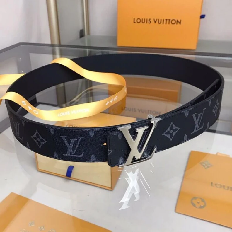 Replica bags lv Monogram Louis Vuitton LV Initiales 40mm Reversible Belt