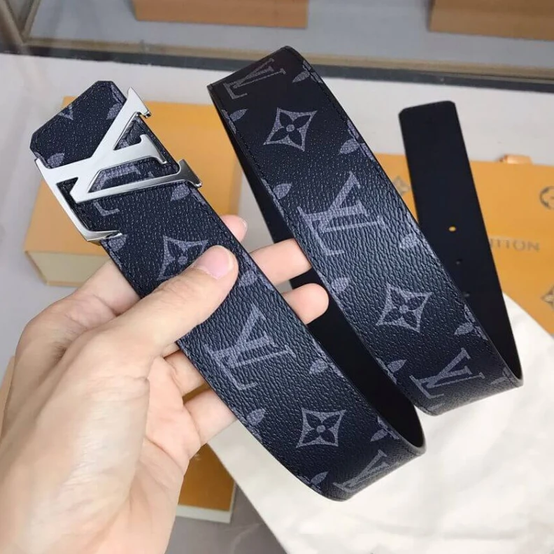 Replica bags lv Monogram Louis Vuitton LV Initiales 40mm Reversible Belt
