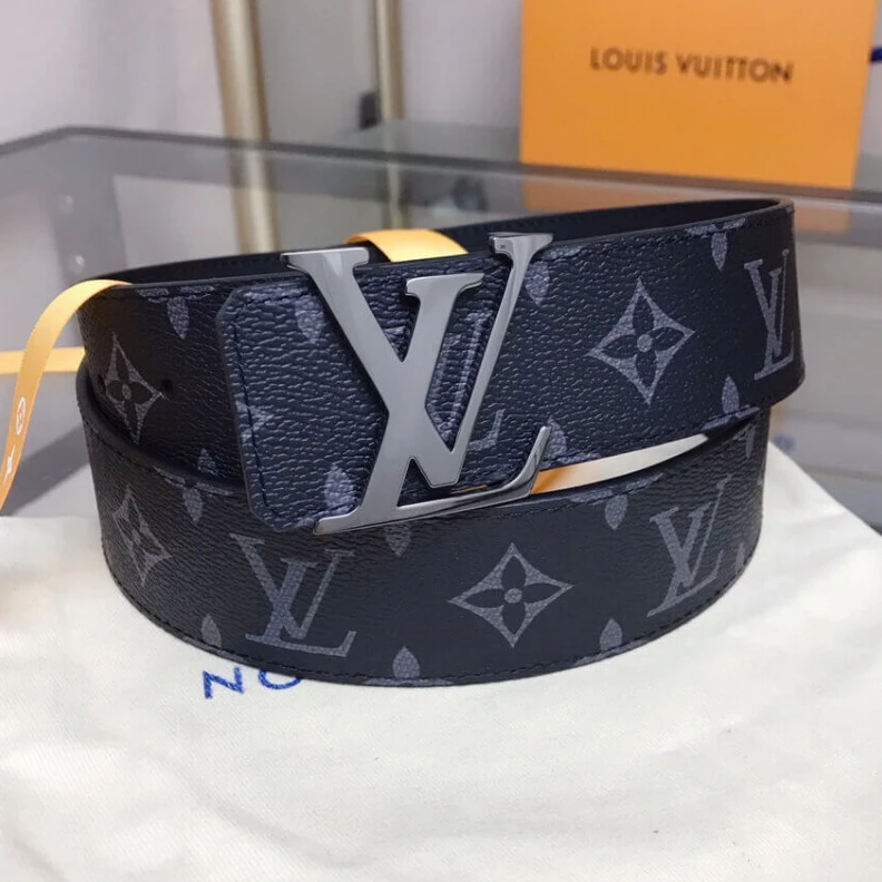 Replica bags lv Monogram Louis Vuitton LV Initiales 40mm Reversible Belt