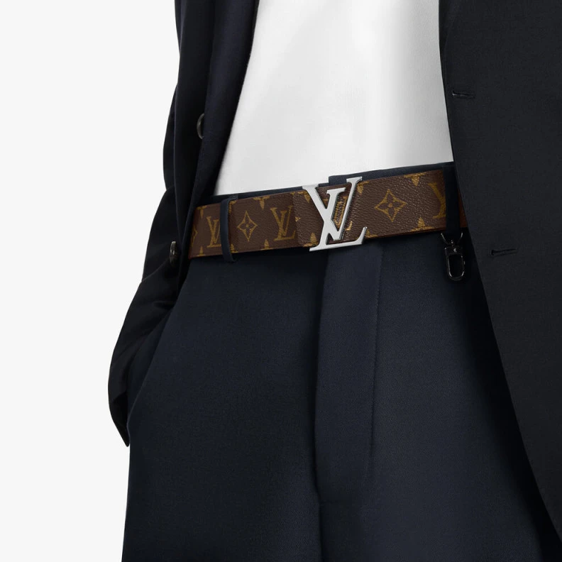 Lv belts replica Shiny sil Louis Vuitton LV Initiales 40mm Reversible Belt