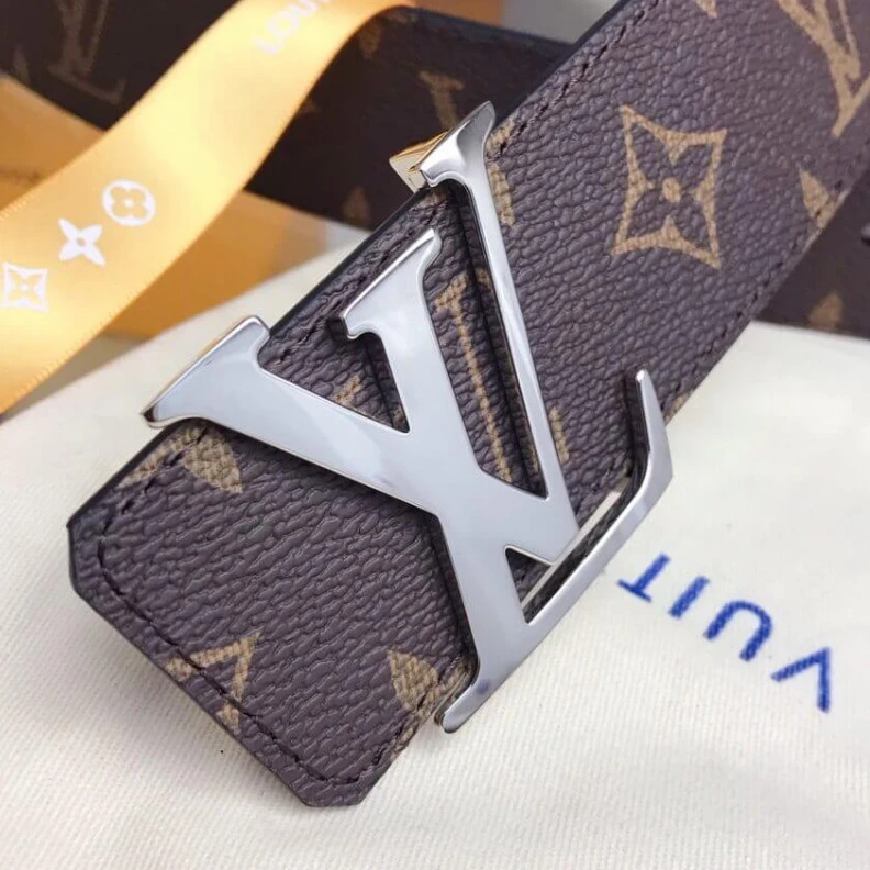 Lv belts replica Shiny sil Louis Vuitton LV Initiales 40mm Reversible Belt