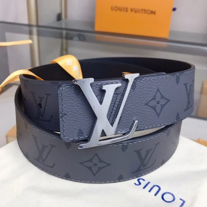 Replica bags lv Monogram Louis Vuitton LV Initiales 40mm Reversible Belt