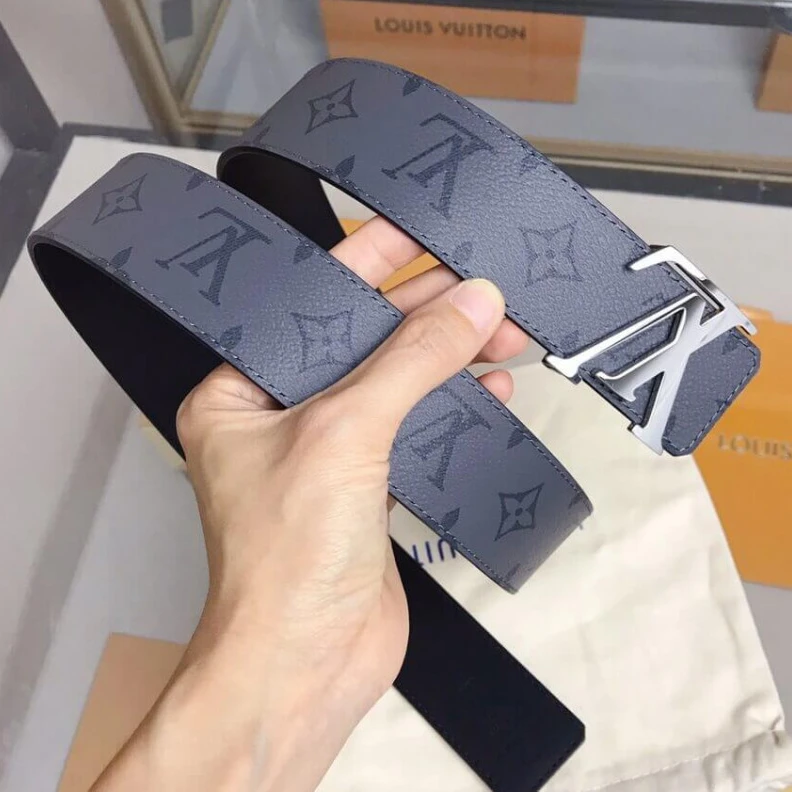 Replica bags lv Monogram Louis Vuitton LV Initiales 40mm Reversible Belt