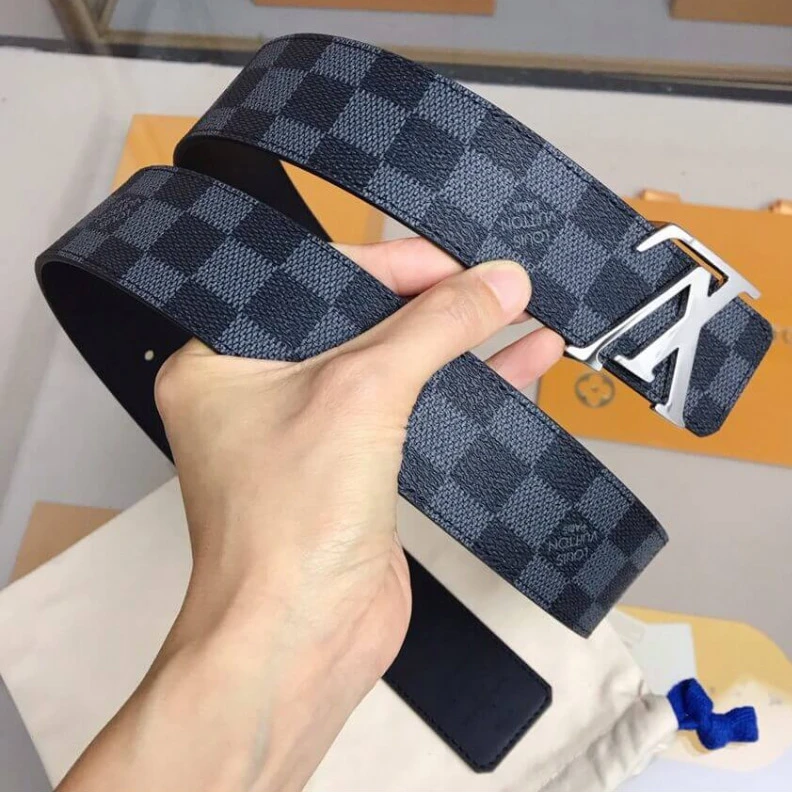 Mythick Damier Gr Louis Vuitton LV Initiales 40mm Reversible Belt