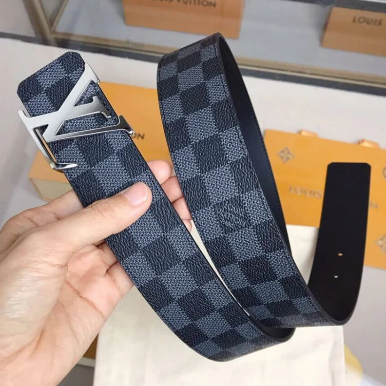 Mythick Damier Gr Louis Vuitton LV Initiales 40mm Reversible Belt