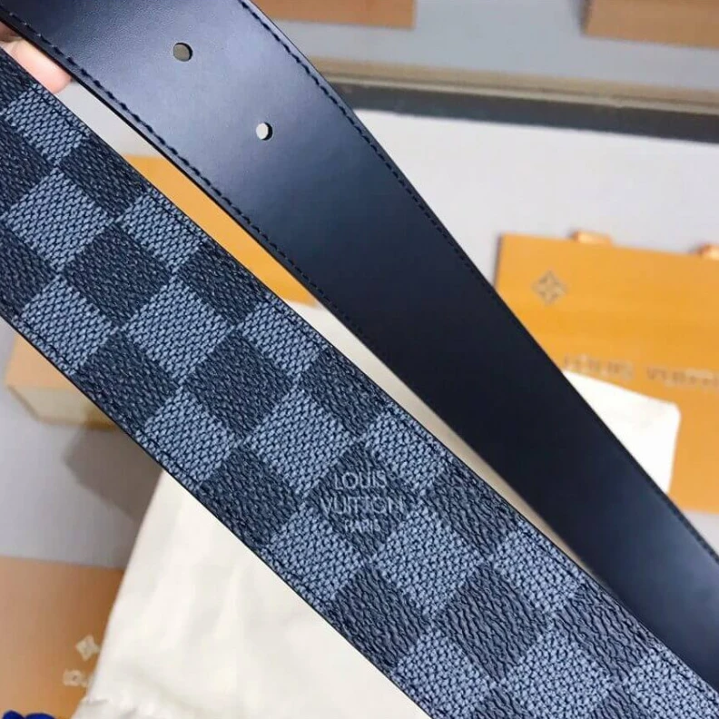 Mythick Damier Gr Louis Vuitton LV Initiales 40mm Reversible Belt