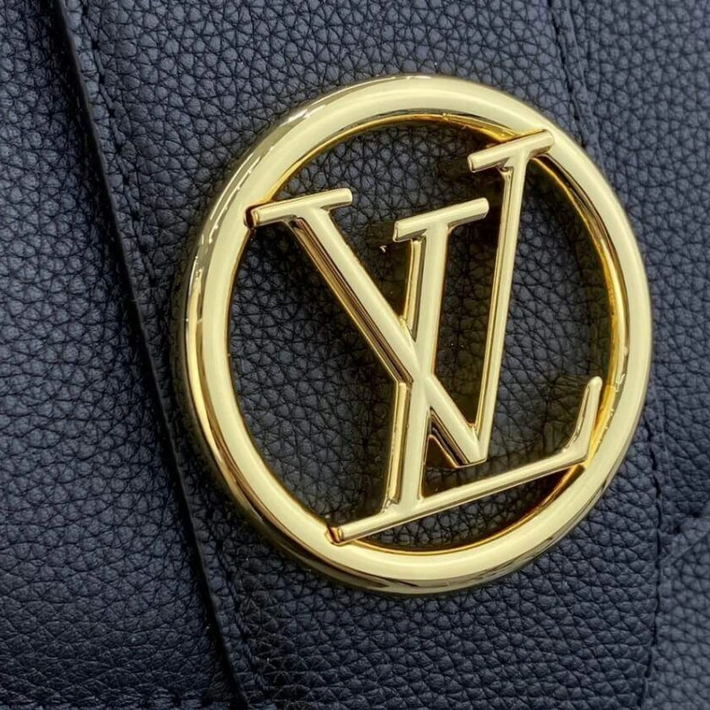Lv belts replica Grained c Louis Vuitton LV Pont 9 Soft MM Black