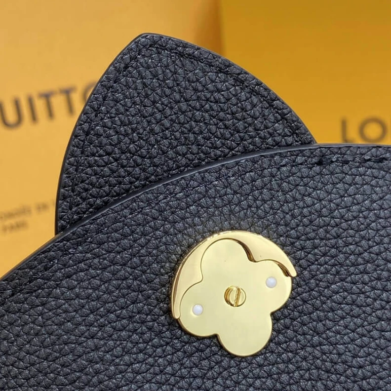 Lv belts replica Grained c Louis Vuitton LV Pont 9 Soft MM Black
