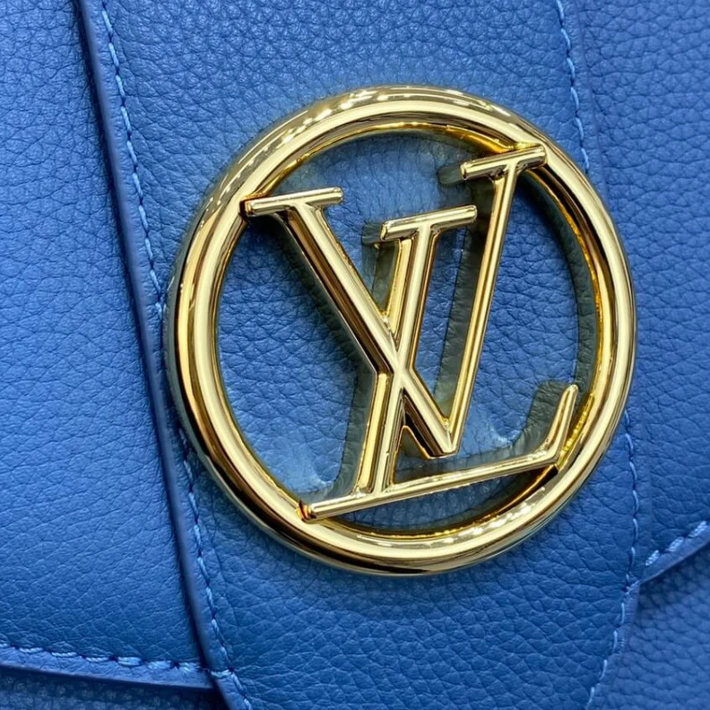 Replica bag Strap: Re Louis Vuitton LV Pont 9 Soft MM Blue