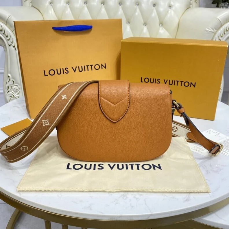 Lv belts replica Louis Vuitton LV Pont 9 Soft MM Sienne Doree