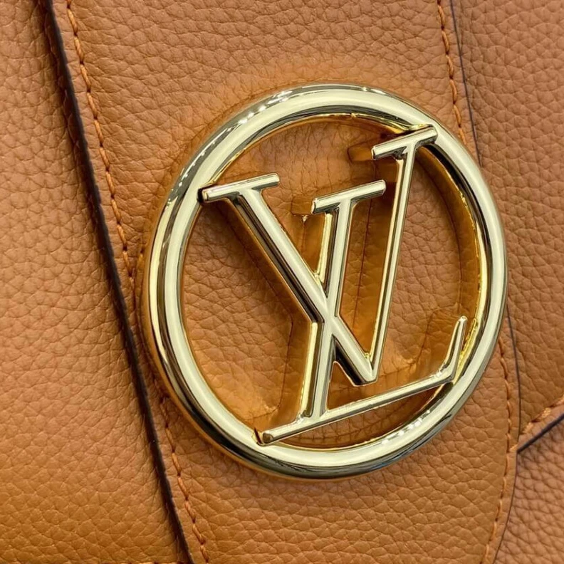 Lv belts replica Louis Vuitton LV Pont 9 Soft MM Sienne Doree